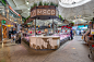 commercial foodcourt Foodmall foodmarket HORECA interior design  market marketdesign Retail Retaildesign