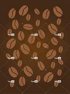 咖啡豆 背景 墙纸 手机壁纸4K 设计 Iphone壁纸 装饰风格