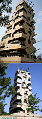 黎巴嫩和平纪念碑威，用坦克装甲车夯实出来的"切糕“|微刊 - 悦读喜欢