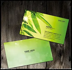 绿色环保名片 竹叶名片 竹叶 家居 装饰名片 创意名片 个性名片 简约名片 文化传播公司名片 文化传播 教育名片 素雅名片 养生名片 竹制品 竹子 摄影名片