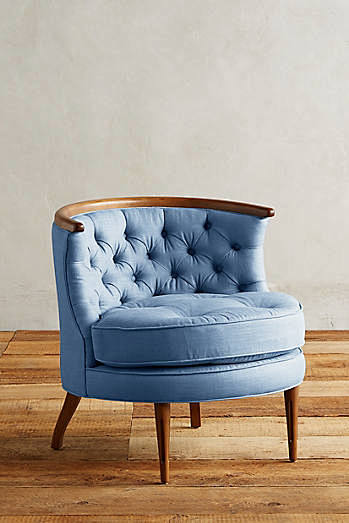 Linen Bixby Chair