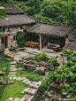 中式小院景观 农家 古风场景参考