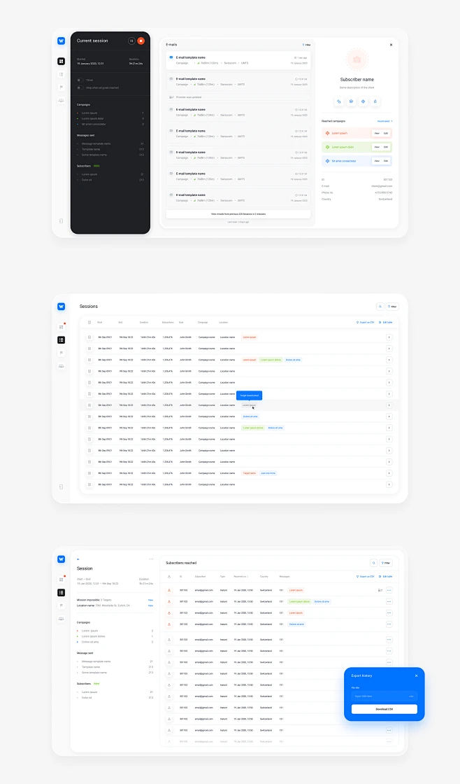 UI & UX Design // Phone Comms Security : Design system, UI & UX design ...