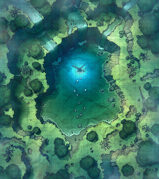 Sacred_Pool_Night