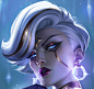 Prestige Winterblessed Camille - League of Legends Splash Art