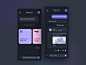 Kohaku Bot – Dark mode – Mobile App character illustration dark mode dark theme chat chat app ai app bot app mobile app 3d illustration 3d bot 3d character 3d ux design minimal clean ui design ui desi ux ui