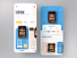 Coffee Club App best dribbble shot popular uiux uidesign app design trendy coffeeshop product colorful minimal mobile app design mobile app mobile ui app mobile coffee shop coffee