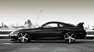 丰田supra jdm汽车黑白壁纸