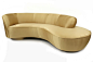 Vladimir Kagan for Directional Sofa | red modern furniture