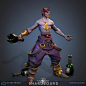 Shanker - Shardbound, Oskar Kuijken : Shanker unit for the game Shardbound, developed by Spiritwalk Games.

This guy is quite the rascal, always has booze in his hands, looking for trouble.
When he finds the trouble, he smashes the bottle and uses it for 