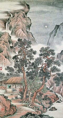 xiarilinfen采集到古法山水画1