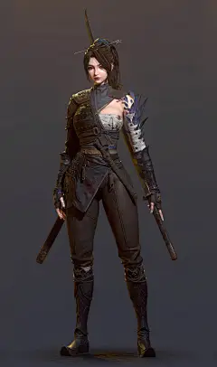 翼次方次时代美型班学员作品图更-2022_翼次方作品_角色/人物/生物_CG模型网