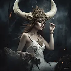 AI绘画_Prompts_Krissy_full_body_of_a_goddess_weaves_her_revenge_through_a_stag_166a347f-0d45-41fe-aeff-0a0a52b2c0d0_xpanx.com
