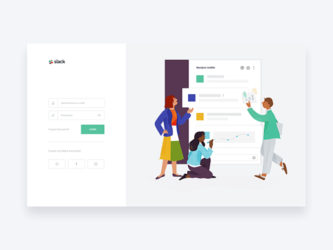 Slack Login Idea Exp...