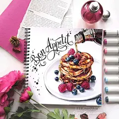 俄罗斯插画老师 Olga Kaznakova的手绘作品 ／ins：kaznakovaolga —— ​​​​