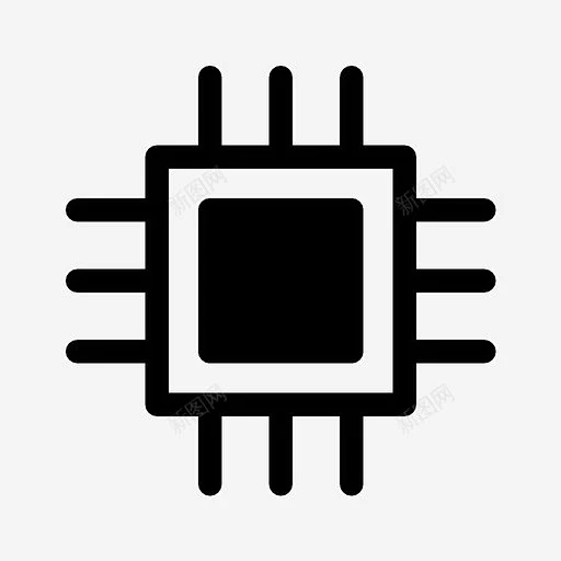 微型芯片存储器小型图标 标志 UI图标 设计图片 免费下载 页面网页 平面电商 创意素材-花瓣网