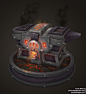 Dark Iron Dwarf Chest, Jacob Wheat : Hello everyone! I'm happy to present this chest inspired by the Dark Iron Dwarves in World of Warcraft: Battle For Azeroth. I concepted, modeled, and textured this hero prop during Jordan Powers' Class on BrushForge. I