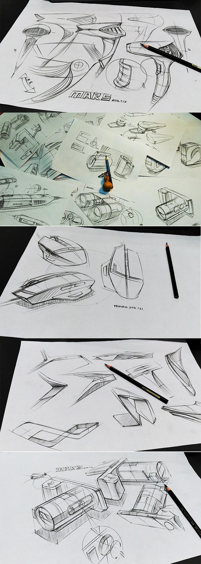 工业设计草图/发散手绘作品-花瓣网