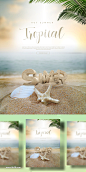 【乐分享】夏天夏季海滩沙滩PSD素材_平面素材_乐分享-设计共享素材平台 www.lfx20.com