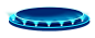 藏青色c4d立体舞台站台圆台台面png (7)