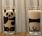 全球热门排行榜在白滨买的熊猫纪念品中，最喜欢的是这个杯子。倒入牛奶后，会变成熊猫。（加亜茶亜）