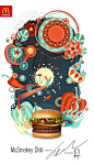 McDonald’s: McSmokey Chili print