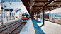 red and white train on train station during daytime