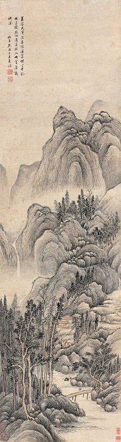 中国古代山水画-花瓣网|陪你做生活的设计师 | 石涛山水画