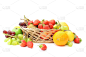 果盘,水平画幅,橙色,梨,水果,无人,浆果,篮子,小吃,西红柿