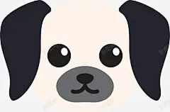 黑耳朵狗狗矢量图高清素材 卡通动物 卡通手绘 水彩画 萌宠 装饰图案 黑耳朵狗狗 矢量图 免抠png 设计图片 免费下载