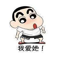 蜡笔小新我要嫁给她微信表情包 九宫格求爱表情