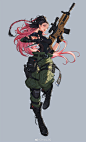 【BUILDING&FIGHTER】 画了插图！ ​​​​