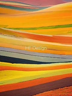 Midjourney 配色·彩色梯田系列｜治愈_16_HE Design｜陈_来自小红书网页版