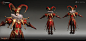 《龙之继承者：沉默之神》的 3D 角色设计