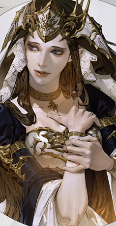 com649 韩系人物插画 pilyeon 复古华丽欧式造型男 线稿美术绘画素材