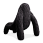 Gorilla Chair - Forest Collection : ProductThe Gorilla Chair is a quirky and comfortable lounge chair designed by Marcantonio for Scarlet Splendour. The chair has an ape-shaped seat with a rich black leather covering. The Gorilla Chair is a highly distinc