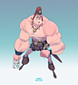 Some Conan fanart, Alfred Achiampong