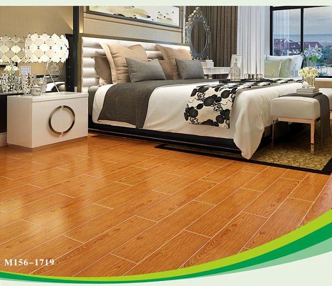 卧室地板砖瓷砖木纹砖150 600仿实木...