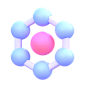 Chemical Structure 3D Icon