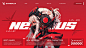 Website main page sci-fi Sci Fi futuristic FUTURISM future Cyberpunk game design  anime