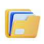 Files Archive 3D Icon