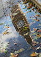 Reflection, Big Ben, London
photo via conni #美景#