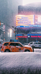 城市雪景