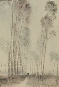 雨  作者：阳太阳  创作年代：1954  品类：水彩/水粉