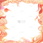 通用中国风国潮祥云边框元素素材