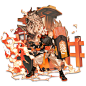 【明日方舟画师一览】阿,吽,槐琥画师 KuroBlood