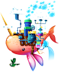 Juan Casini天马行空的彩色插画欣赏