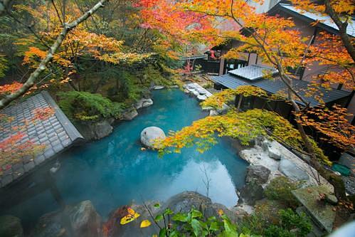 日本熊本县黑川温泉乡旅馆_百度图片搜索