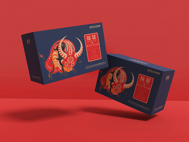 鲜肉大礼盒包装设计-古田路9号-品牌创意...