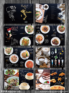 紫鹿品牌设计实验室采集到【灵感】菜单菜谱设计